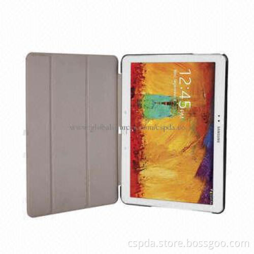 Latest 3-folding Slim PU Case for Samsung Galaxy Note Pro 12.2, with PC Hard Case Inside